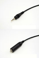 φ3.5mmステレオプラグ/φ3.5mmステレオソケット 音声用ケーブル 2m