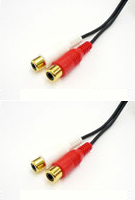 RCAソケット（赤・白）/RCAソケット（赤・白） 音声用ケーブル 7m
