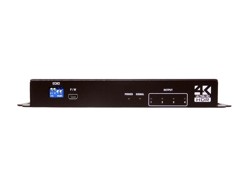 4K/60p（18Gbps）対応 HDMIスプリッター 1入力/4出力