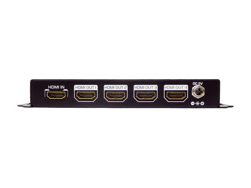 4K/60p（18Gbps）対応 HDMIスプリッター 1入力/4出力