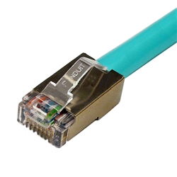 カテゴリ5e STPケーブル 単線 ストレート 薄青 35m