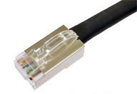 カテゴリ5e ロボットケーブル 撚り線 クロス 黒(ケーブル仕様B) 2m