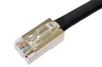 カテゴリ5e ロボットケーブル 撚り線 クロス 黒(ケーブル仕様B) 40m