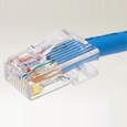 カテゴリ5e UTPケーブル 単線 クロス 青 日本製 9m