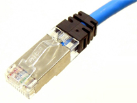 カテゴリ6A 撚り線STPケーブル ストレート 青 3m