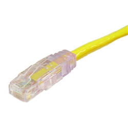 カテゴリ6 UTPケーブル 単線 1000BASE-TXクロス 黄 35m