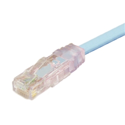 カテゴリ6 UTPケーブル 撚り線 1000BASE-TXクロス 薄青 20m