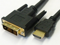 HDMI-DVI(オス) 変換ケーブル シングルリンク 0.5m