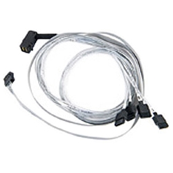 Adaptec 7シリーズ対応ケーブル ACK-I-rA-HDmSAS-4SATA-SB-.8M