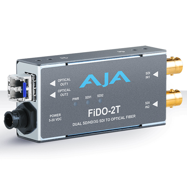 AJAコンバーター Dual SDI to Fibre変換
