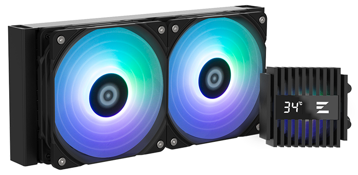 簡易水冷CPUクーラー ALPHA2 A24 Black