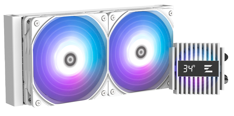 簡易水冷CPUクーラー ALPHA2 A24 White