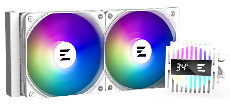 簡易水冷CPUクーラー ALPHA2 A24 White