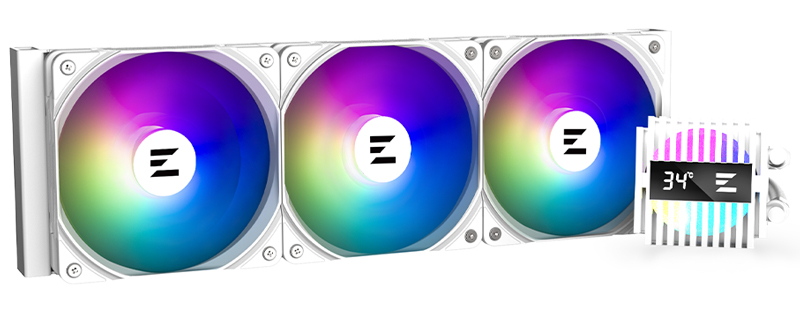 簡易水冷CPUクーラー ALPHA2 A36 White