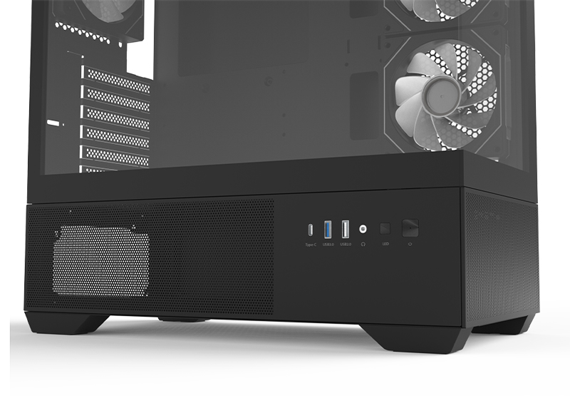 ミドルタワー型PCケース CHRONIX V2 Black