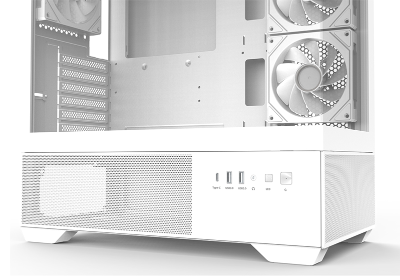 ミドルタワー型PCケース CHRONIX V2 White