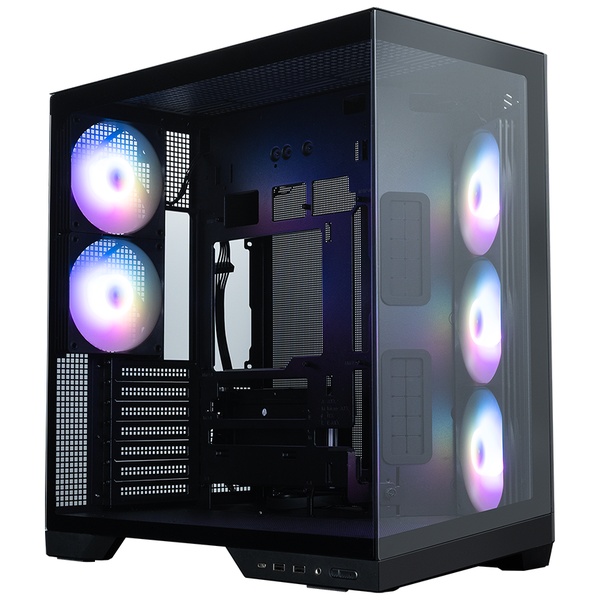ミドルタワーPCケース D50 Black