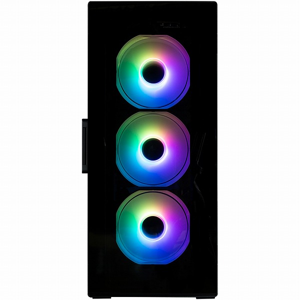 ミドルタワー型PCケース i3 NEO TG Black