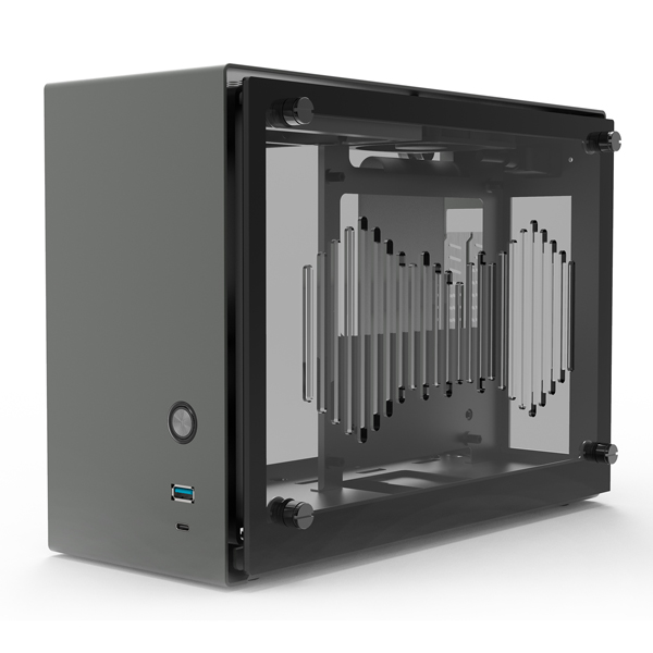 ミニPCケース M2 Mini(Gray)