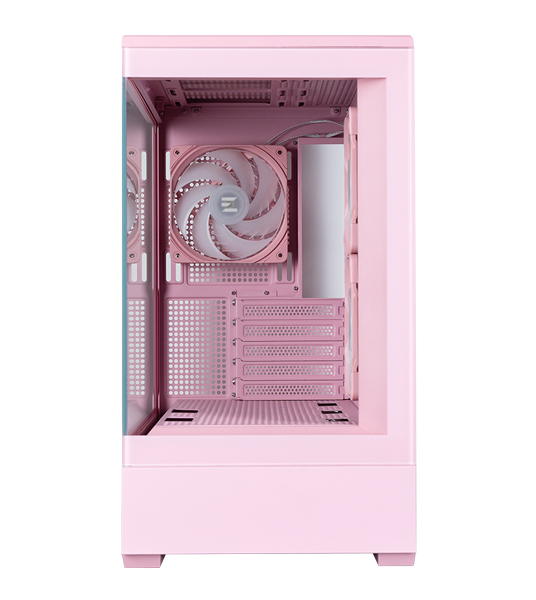 ミニタワー型PCケース P30 PINK V2