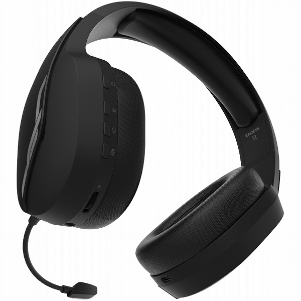ゲーミングヘッドセット ZM-HPS700W BLACK