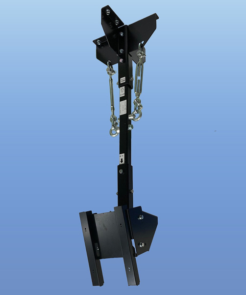 三菱社製 液晶テレビ（LCD-40/50XB・DSM-40/50）搭載専用 天吊り金具（中間パイプ1200mm・安全対策部品キット）セット品