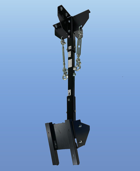 三菱社製 液晶テレビ（LCD-40/50XB・DSM-40/50）搭載専用 天吊り金具（中間パイプ1600mm・安全対策部品キット）セット品