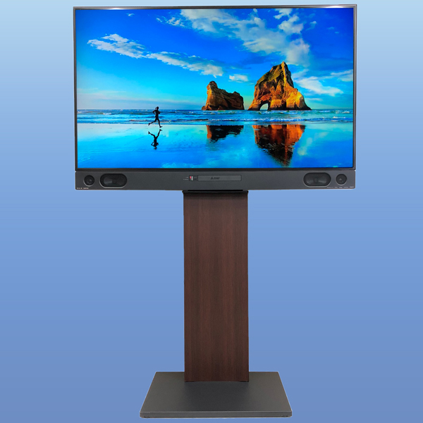 三菱社製 液晶テレビLCD-58RA搭載用 壁寄せスタンド（フロアタイプ）