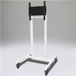 AZ601 一般薄型TV用スチール製フロアスタンド（ホワイト）