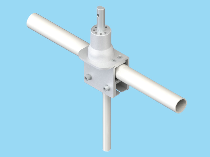 パイプベッド取付ブラケット PSN5CRアーム搭載専用（シルバー）