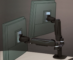 G1×2基搭載 並行設置型ダブルアーム(ブラック)