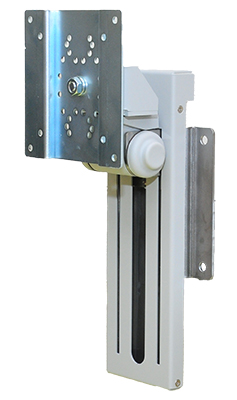 ピボット機能付きG3壁・パネル取付用スライドユニット（ライトグレー）