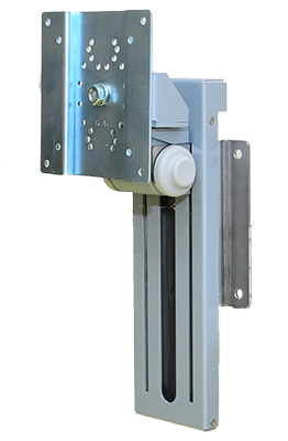 ピボット機能付きG3壁・パネル取付用スライドユニット（シルバー）