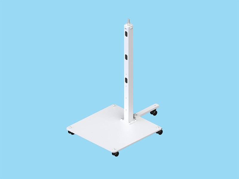 ロングアーム専用 移動式フロアスタンド ライトグレー