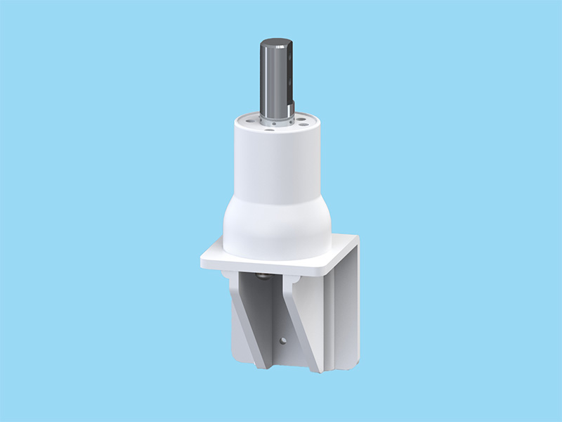 ロングアーム専用 EIZO社製ベッド取付ブラケット 軸受部交換用ブラケット1 ライトグレー