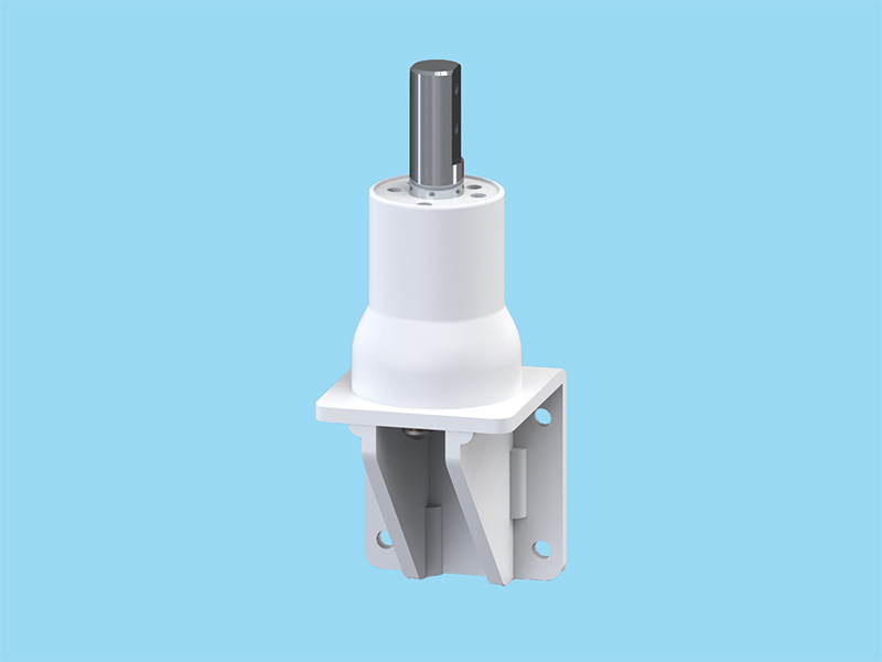 ロングアーム専用 EIZO社製ベッド取付ブラケット 軸受部交換用ブラケット2 ライトグレー