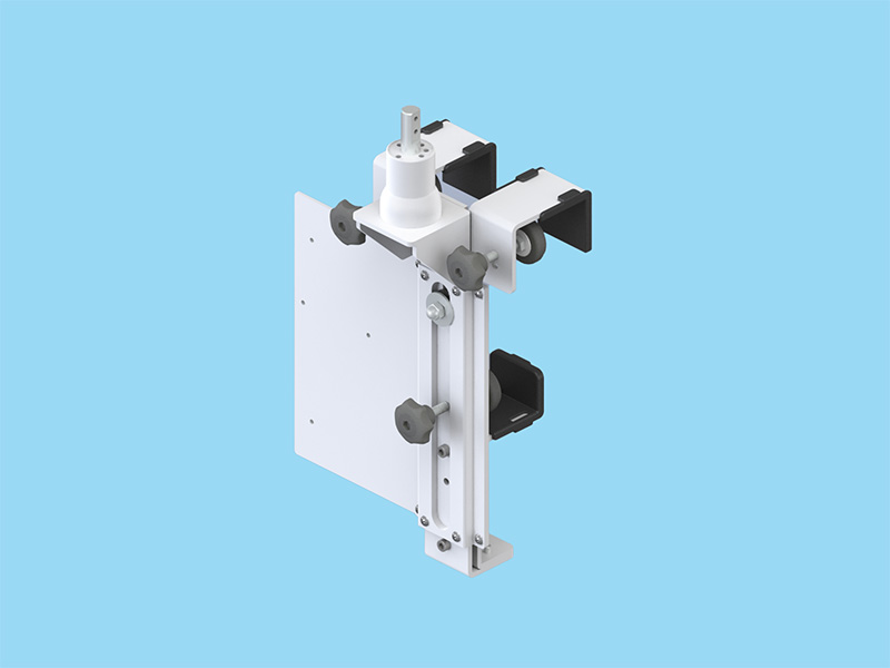 ロングアーム専用 ベッド取付ブラケット SSタイプ ライトグレー