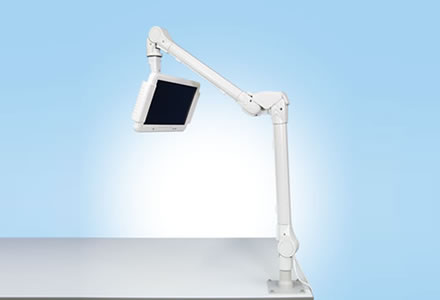 G7H 液晶テレビ搭載用ロングアーム 本体ユニット（ホワイト）