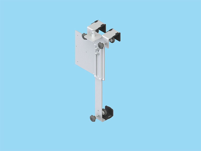 PS4/N5C・5Dシリーズ専用 ベッド取付ブラケット Lタイプ（シルバー）