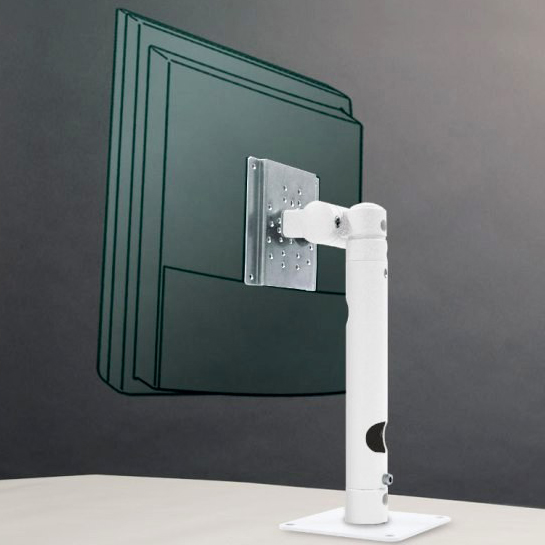固定式ディスプレイスタンド 本体ユニット（ライトグレー）