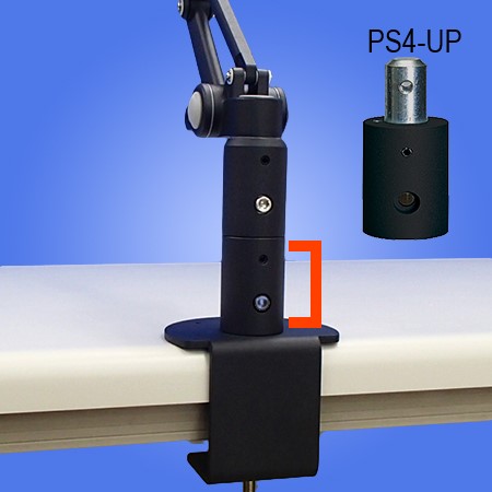 PS-5Aと増設用支柱ユニットPS4-UPの組合せ画像