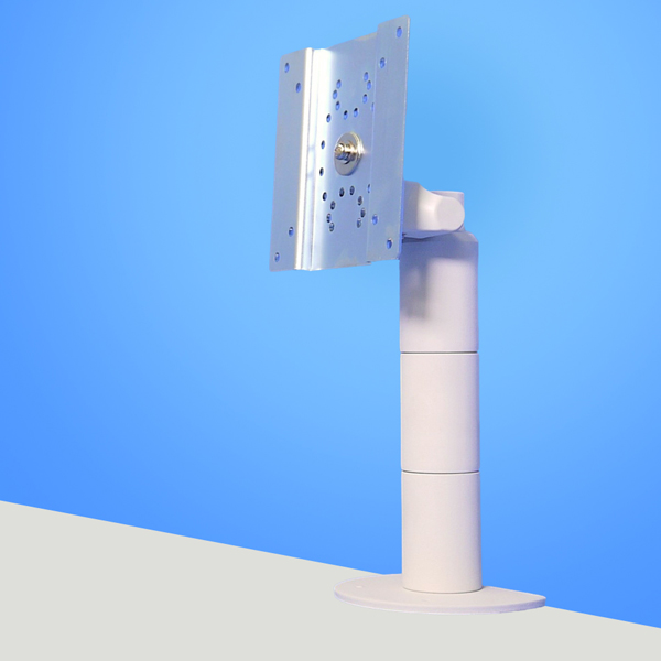 3Kg対応 垂直固定式ディスプレイアーム 本体ユニット（ホワイト）