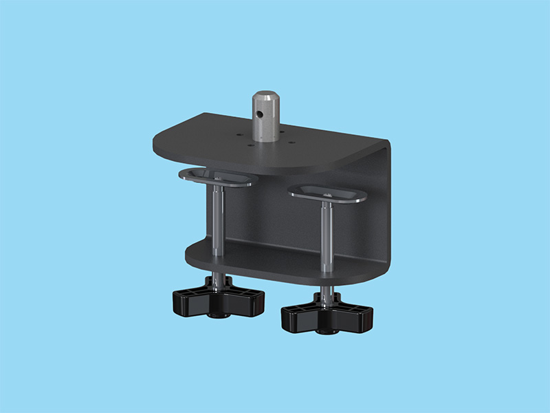 PS4・PS5シリーズ用 ノブ式強化クランプ ブラック