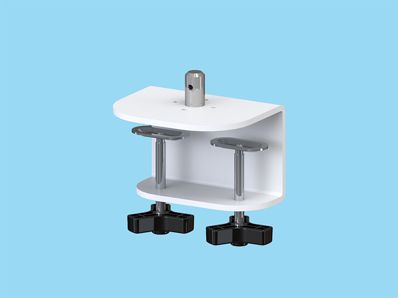 PS4・PS5シリーズ用 ノブ式強化クランプ ホワイト