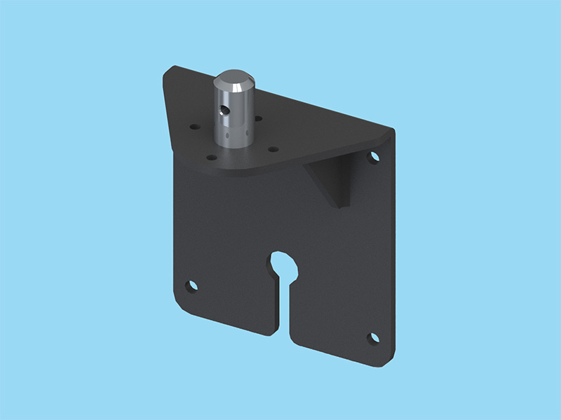 PS4・PS5シリーズ用 壁取付ブラケット（ケーブル通し穴付） ブラック