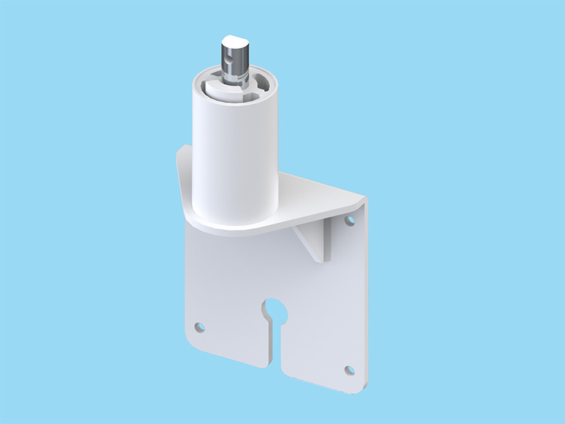 PSN7シリーズ専用 壁取付ブラケット（ケーブル通し穴付） ライトグレー