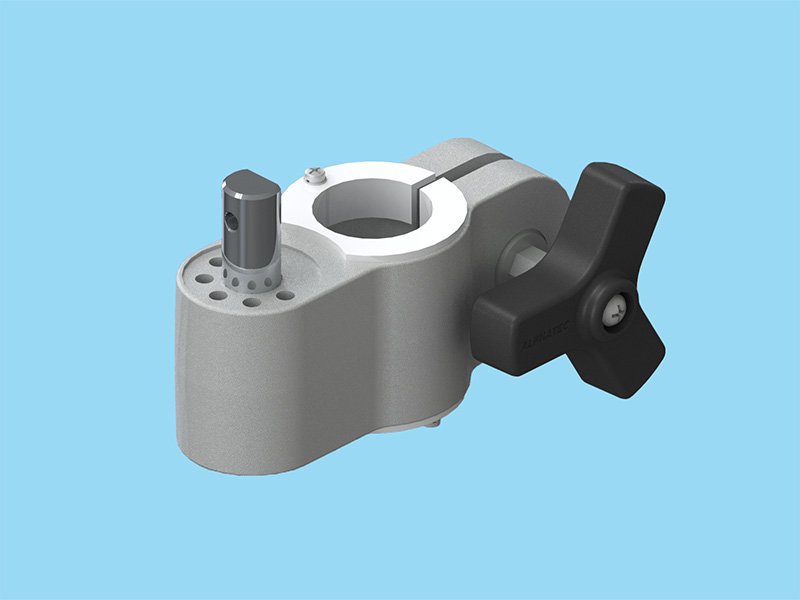 PSN7シリーズ専用 パイプ径32ミリ用 取付ブラケット シルバー