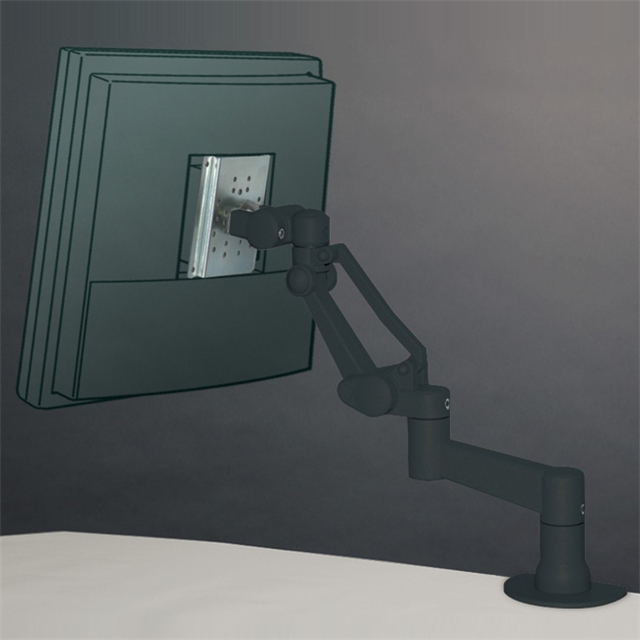 ディスプレイアーム フル機能タイプ（本体ユニット：ブラック 8Kg対応）