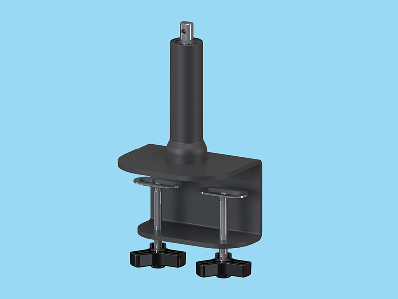 PS9シリーズ専用 ノブ式ロング支柱強化クランプ ブラック