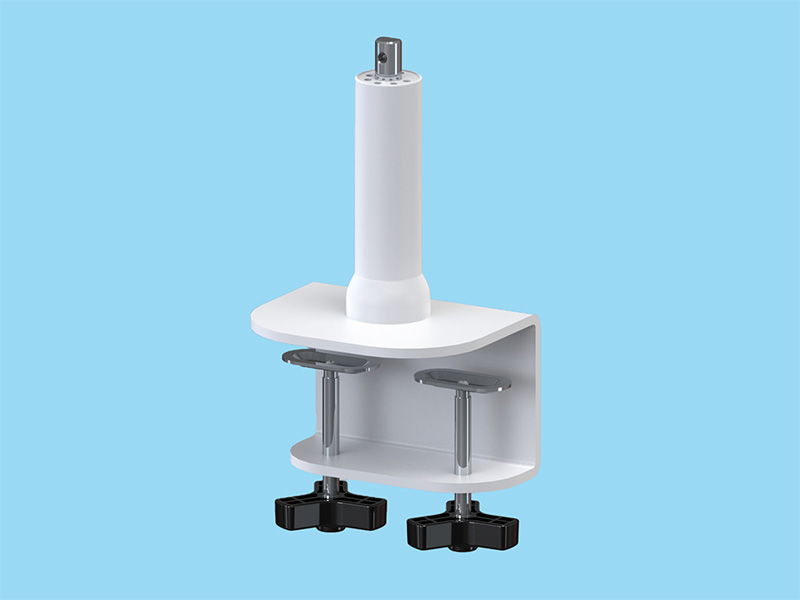 PS9シリーズ専用 ノブ式ロング支柱強化クランプ ライトグレー